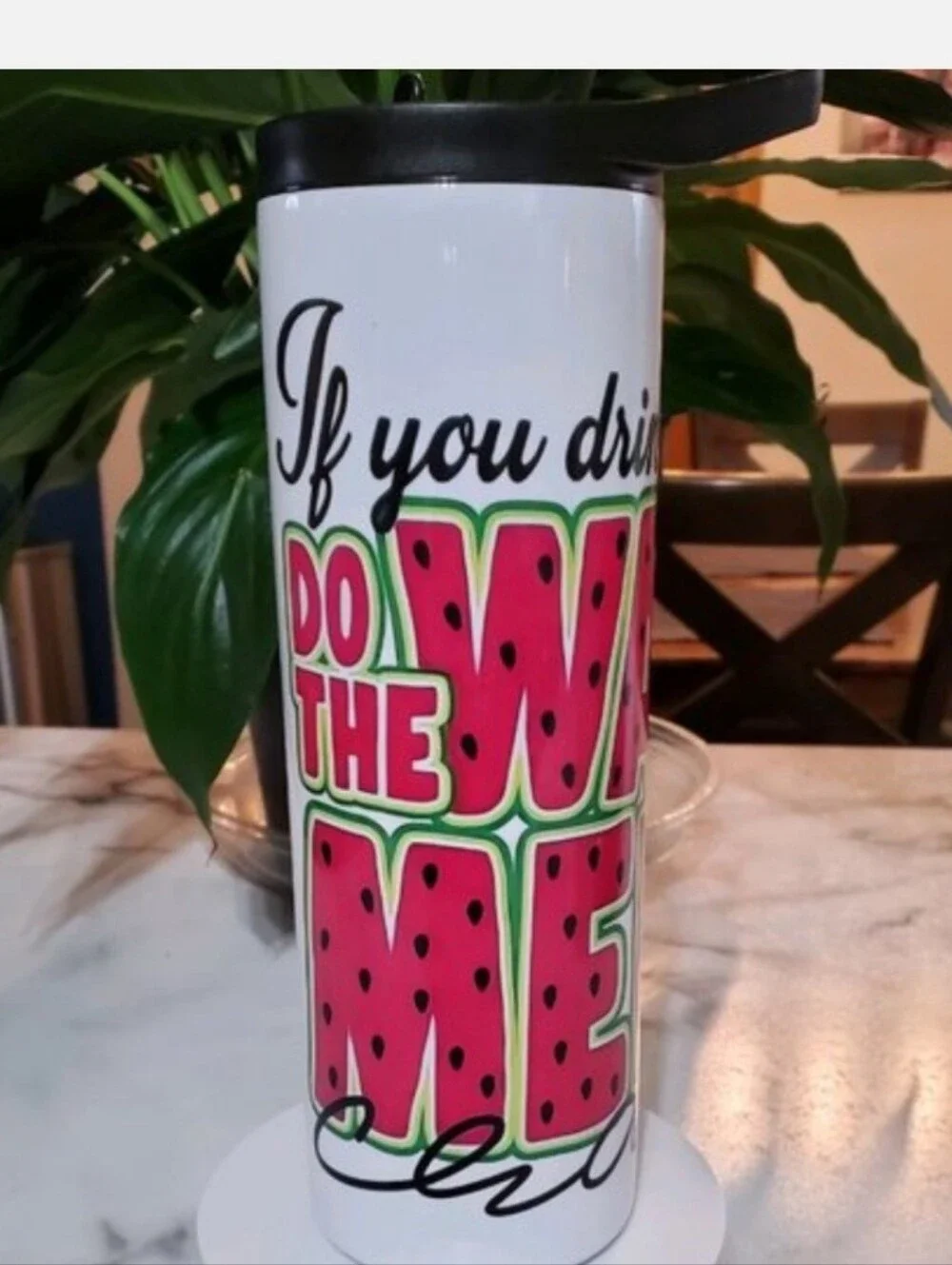 Do The Watermelon Crawl Funny 20oz Tumbler with duo lids 🎉sale